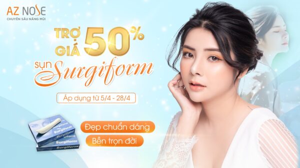 Trợ giá 50% sụn Surgiform cho khách hàng trong tháng 4