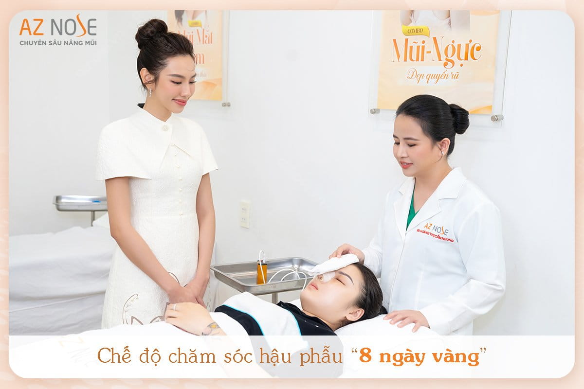 Hoa hậu Nguyễn Thúc Thùy Tiên tìm hiểu về quy trình chăm sóc hậu phẫu “8 ngày vàng”