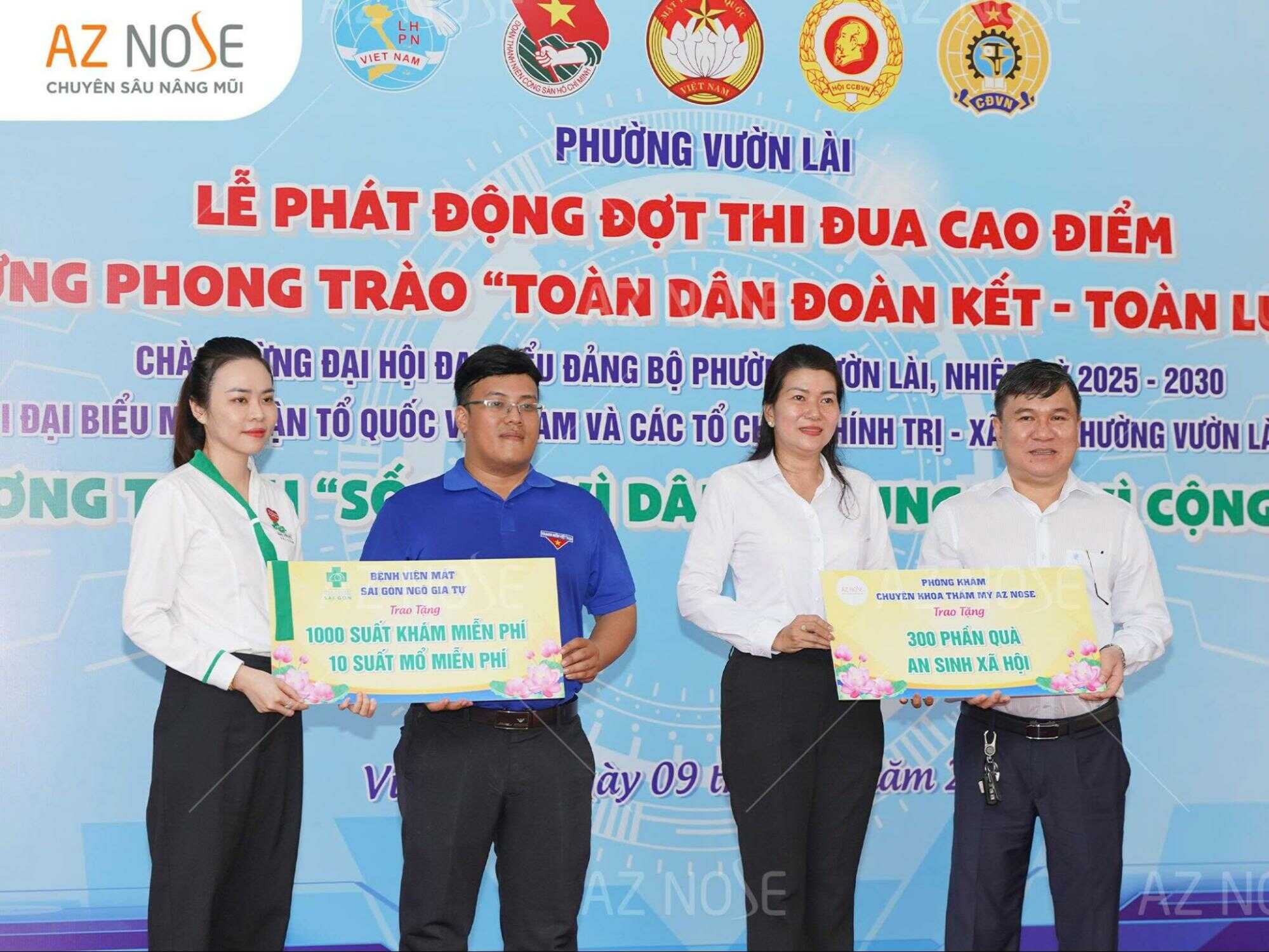 AZ NOSE san sẻ yêu thương: Trao tặng 500 phần quà đến các hộ gia đình khó khăn