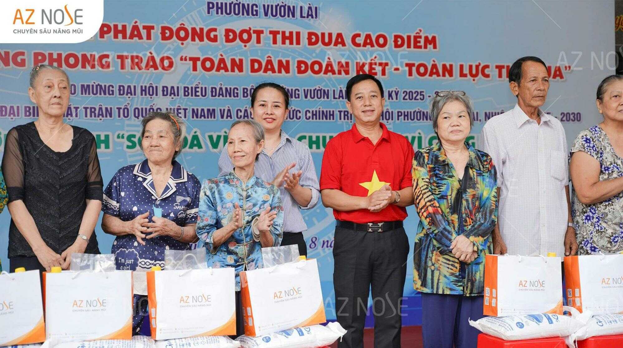 AZ NOSE san sẻ yêu thương: Trao tặng 500 phần quà đến các hộ gia đình khó khăn